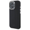 Original Case IPHONE 16 PRO Mercedes Hardcase Silicone Vertical Tonal Stripes MagSafe (MEHMP16L23SUVSK) black