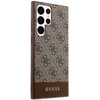Oryginalne Etui GUESS Hardcase GUHCS24LG4GLBR do SAMSUNG S24 Ultra (4G Bottom Stripe / brązowy)