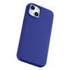 iCarer Litchi Premium Leather Case iPhone 14 Magnetic Leather Case with MagSafe Dark Blue (WMI14220709-DB)