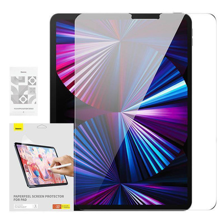 Schutzfolie IPAD PRO 12.9 2020 / 2021 / 2022 Baseus Paperfeel Clear
