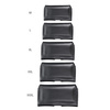 Skórzana uniwersalna kabura pozioma do paska - ROYAL / czarny - Rozmiar 2XL - do SAMSUNG A21s / S20 ULTRA / S21 ULTRA / A70 / A71 / XIAOMI REDMI 9 / HUAWEI P SMART PRO