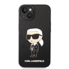 Karl Lagerfeld nakładka do iPhone 14 Plus 6,7" KLHMP14MSNIKBCK czarna hard case Magsafe Silicone NFT Ikonik