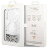 Guess GUHCP14LLCSGSGH iPhone 14 Pro 6,1" weiß/weißes Hardcase Liquid Glitter Marble