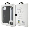 BMW Signature Leather Wordmark Cord case for iPhone 15 Plus / 14 Plus - black