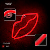 Neon LED USTA czerwone Bat + USB Forever FLNE08 Light