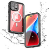 Futerał wodoodporny SHELLBOX DOT kompatybilny z MagSafe do IPHONE 15 Pro Max czarny