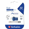 Verbatim Pendrive 32GB USB-C/USB-A czarny/black 49966