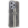 Oryginalne Etui GUESS Hardcase GUHCP15MH4PSEGW do iPhone 15 Pro (4G Gold  Stripe / brązowy)
