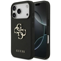 Guess Grained Big 4G &amp; Classic Logo case for iPhone 17 Pro - black