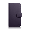 iCarer Wallet Case 2in1 case iPhone 14 Plus Leather Flip Cover Anti-RFID dark purple (WMI14220727-DP)