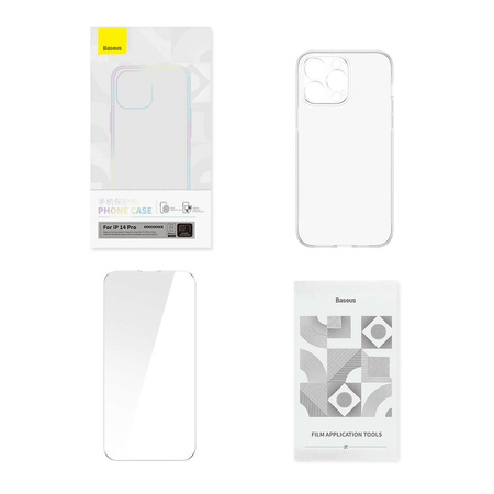 Baseus Corning Case for iPhone 14 Pro armored cover + transparent glass