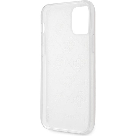 Guess GUHCP12M3D4GTR iPhone 12/12 Pro 6,1" transparent hardcase 4G 3D Pattern Collection