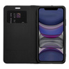 Kabura LUNA Book Carbon do IPHONE XR (") czarny