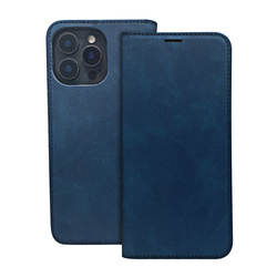 Etui Smart Suede do iPhone 16 Plus 6,7&quot; granatowe
