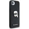 KARL LAGERFELD futerał do IPHONE 16e (SE 4 2025) KLHCPSE4PGKLKIPK (PU Monogram K. Head Pin) czarny