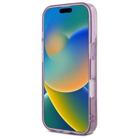 Original Handyhülle IPHONE 16 PRO MAX Hello Kitty Hardcase Liquid Glitter 50TH Anniversary Party (HKHCP16XL50PPU) violett