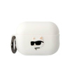 Karl Lagerfeld Silicone NFT Choupette Head 3D - Etui AirPods Pro 2 (biały)
