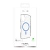 Puro Lite Mag TPU+PC Case Compatible with MagSafe for iPhone 17 - Transparent with Blue Ring