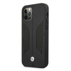Etui BMW BMHCP12MRSCSK iPhone 12/12 Pro 6,1" czarny/black hardcase Leather Perforate Sides