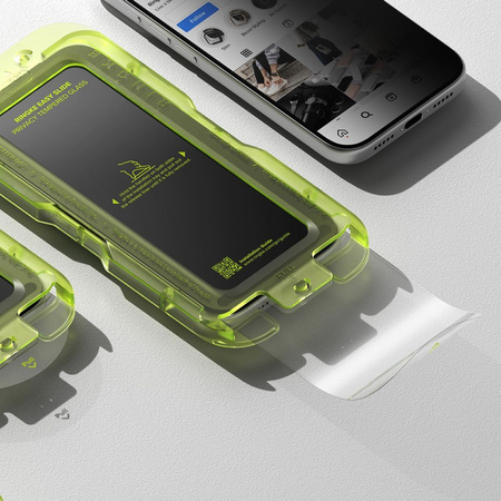 SZKŁO PRYWATYZUJĄCE RINGKE EASY SLIDE 2-PACK IPHONE 17 PRO MAX PRIVACY