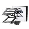 Wozinsky WRS-CPY75DSB Aluminum Laptop and Tablet Stand + Free Smartphone Stand - Black