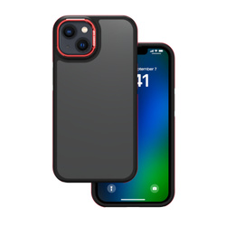 Nakładka Crystal Black do iPhone 13 / 14 6,1&quot; czerwona