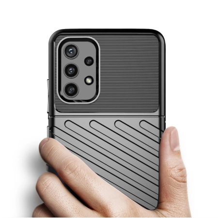Thunder Case Flexibel Robuste Panzer Handyhülle TPU Schutzhülle für Samsung Galaxy A72 4G grün