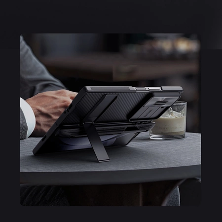 Nillkin CamShield Fold Case für Samsung Galaxy Z Fold 6 5G mit Stylus-Halter – Schwarz