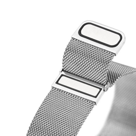 Pasek do APPLE WATCH 42 / 44 / 45 MM Dux Ducis Strap Milanese srebrne