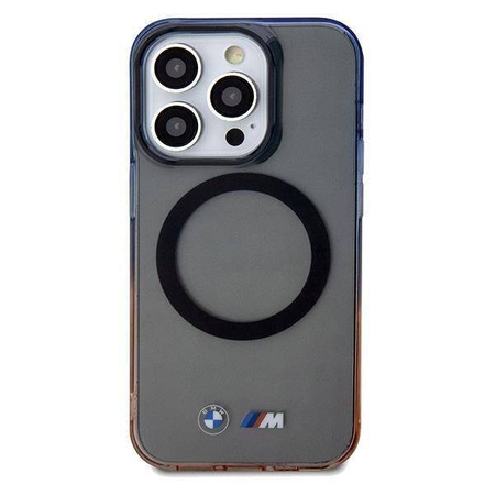BMW Gradient Bumper MagSafe case for iPhone 15 Pro Max - gray