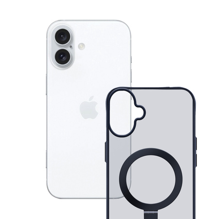 3MK Smoke Case iPhone 16 Magsafe & Stand