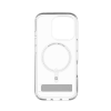 ZAGG Crystal Palace Snap Kickstand MagSafe Hülle mit Ständer für iPhone 16 Pro – transparent
