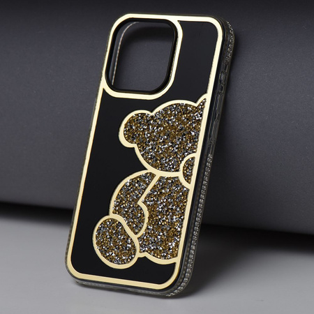 Futerał TEDDY BEAR do IPHONE 17 złoty