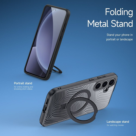 DUX DUCIS futerał AIMO MAG kompatybilny z MagSafe do SAMSUNG S25 czarny