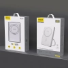 Dudao K28 10000 mAh PD 22,5 W MagSafe Powerbank mit Metallgehäuse und Ringständer - Silber