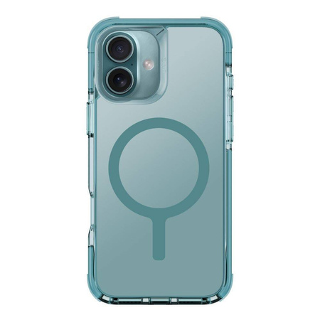 UNIQ etui Combat iPhone 16 6.1" Magclick  Charging zielony/teal green