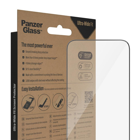PanzerGlass szkło hartowane Ultra-Wide Fit do iPhone 16 Pro 6,3" TTT