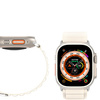 Sportowy pasek ze sprzączką do Apple Watch Ultra / 8 / 7 / 6 / SE / 5 / 4 / 3 / 2 / 1 (42, 44, 45, 49 mm) Dux Ducis Strap GS Version - biały