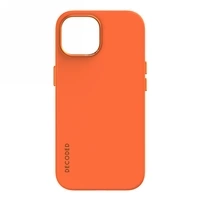 Decoded Silikonhülle mit MagSafe für iPhone 15 Plus – Orange