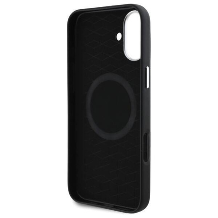 Original Case IPHONE 16 PLUS BMW Hardcase M Smooth Full Wrapped Metal MagSafe (BMHMP16M23PMWK) black