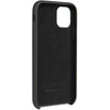 Audi Silikonhülle iPhone 12/12 Pro 6,1&quot; schwarz/schwarz Hardcase AU-LSRIP12P-Q3/D1-BK