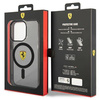 Ferrari FEHMP14XURKK iPhone 14 Pro Max 6,7" schwarz/schwarz Hardcase Translucent Magsafe