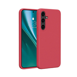 Nakładka Etteri Silicone Case do Samsung Galaxy S25 Plus malinowa