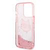 Karl Lagerfeld Liquid Glitter NFT Choupette Head - Etui iPhone 14 Pro Max (różowy)