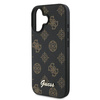 GUESS futerał do IPHONE 16 Plus kompatybilny z MagSafe GUHMP16MPGPYSK (PU Peony Script) czarny