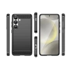 Etui silikonowe Carbon Case do Samsung Galaxy S25 - czarne
