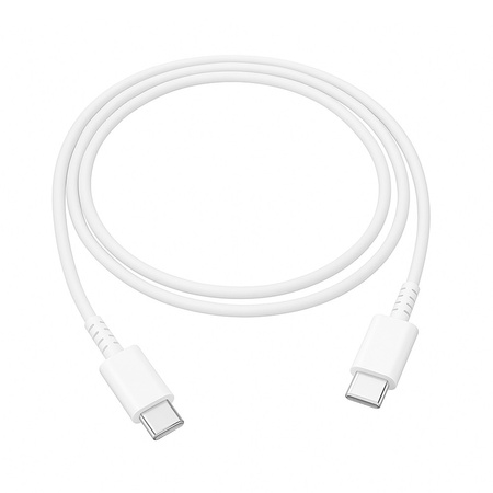 ECOBOX ŁADOWARKA SIECIOWA 65W BIAŁE 2xTYP-C ORAZ USB-A +  KABEL USB PD TYP-C DO TYP-C 3A BIAŁY 1M