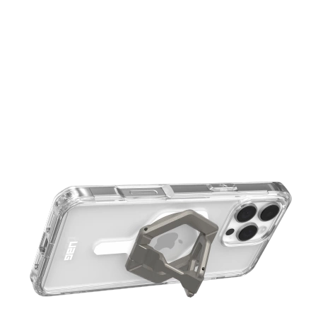 UAG Plyo Magsafe Case with Magnetic Ring Stand for iPhone 16 Pro Max - Titanium