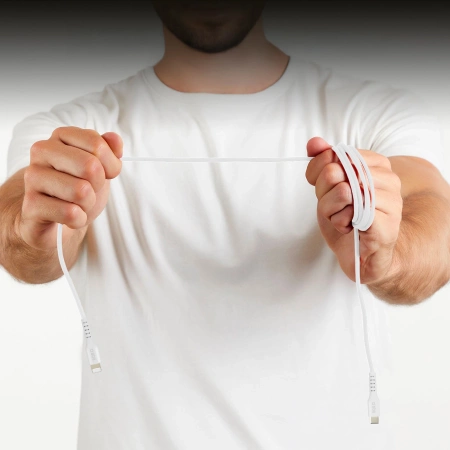 Kabel SBS TECABLELIGTC1W USB-C - Lightning z certyfikatem MFi, 1m - biały