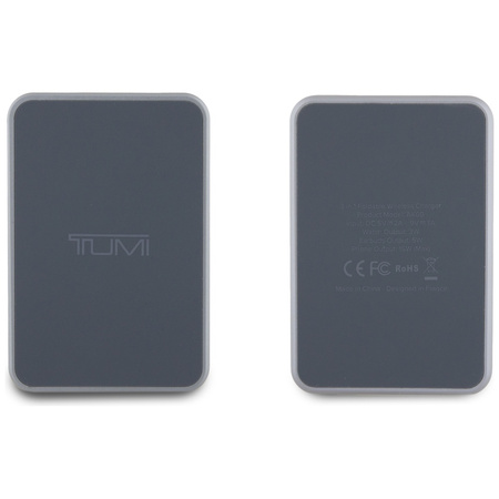 Ładowarka indukcyjna TUMI składana 3w1   15W + pokrowiec szary